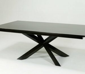 7912 RECT DINING TABLE WITH FOUR LEGGED PEDESTAL