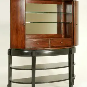 6634B CABINET WITH BAR INTERIOR