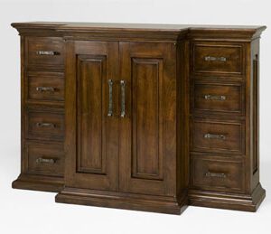 3156 ENTRY CABINET WITH BREAKFRONT