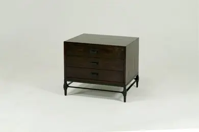 3 Drawer Nightstand Furniture Image