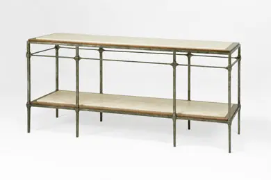 Shelved Table Furniture Image