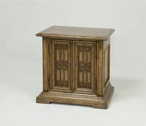 2366 NIGHTSTAND WITH IRON DOOR DETAIL