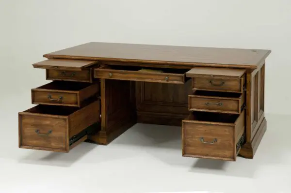 3510 EXECUTIVE DESK WITH ARCHED PLINTH BASE - Image 2