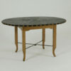 5412 DINING TABLE WITH LEATHER TOP - Image 2