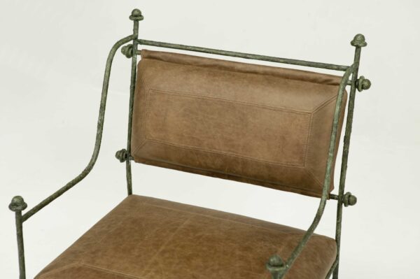 6954 READING CHAIR WITH IRON FRAME - Image 3