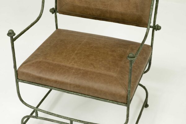 6954 READING CHAIR WITH IRON FRAME - Image 4