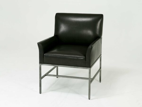 6955 OCCASIONAL CHAIR WITH IRON BASE - Image 3