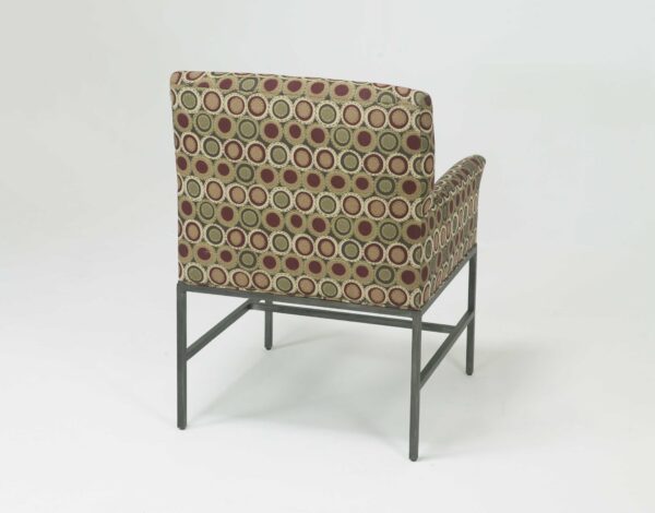 6955 OCCASIONAL CHAIR WITH IRON BASE - Image 2